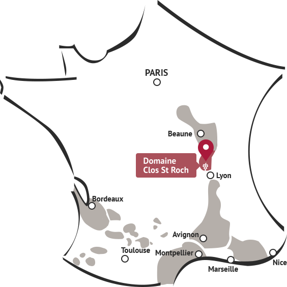 Carte domaine clos saint roch