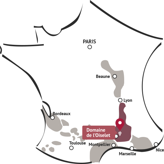 Carte domaine de l'oiselet